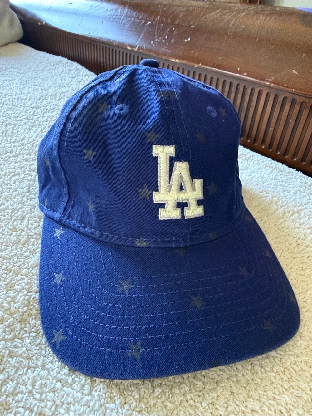 DODGERS Women’s Blue Star Print Baseball Cap